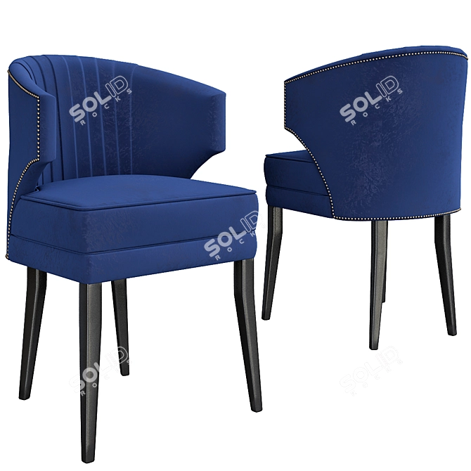 Elegant BRABBU Ibis Chair 3D model image 1