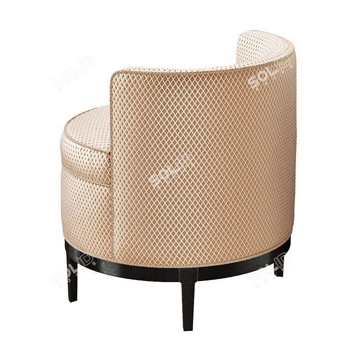 Swaim Ellie Swivel Chair: Modern Elegance for Any Space 3D model image 2