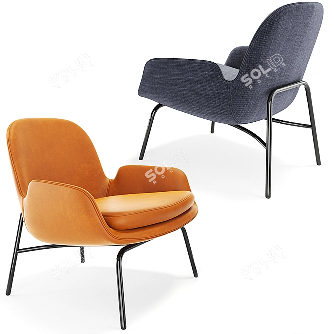 Modern Armchair Set: 3dsmax 2011, Vray & Corona 3D model image 3