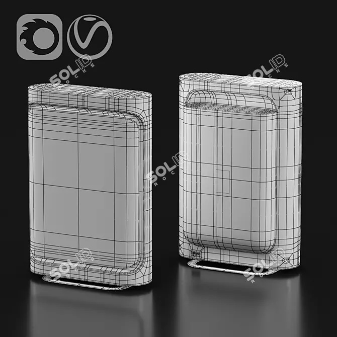 Boneco P500 Air Purifier 3D model image 3