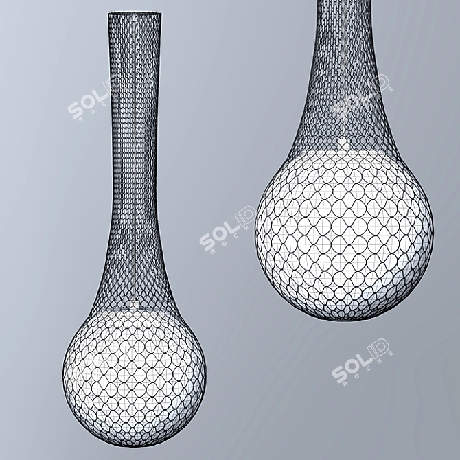 Sleek Pendant Lighting Elegance 3D model image 2