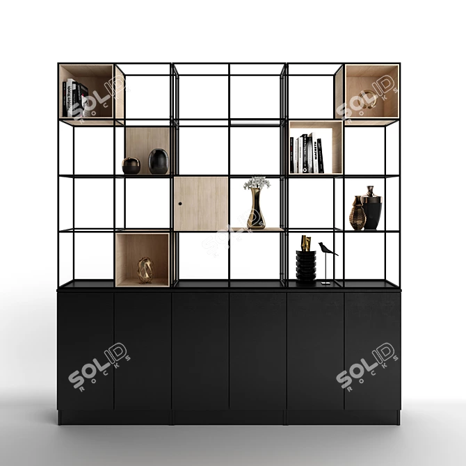 Palisades Grid: Modular Workspace System 3D model image 1