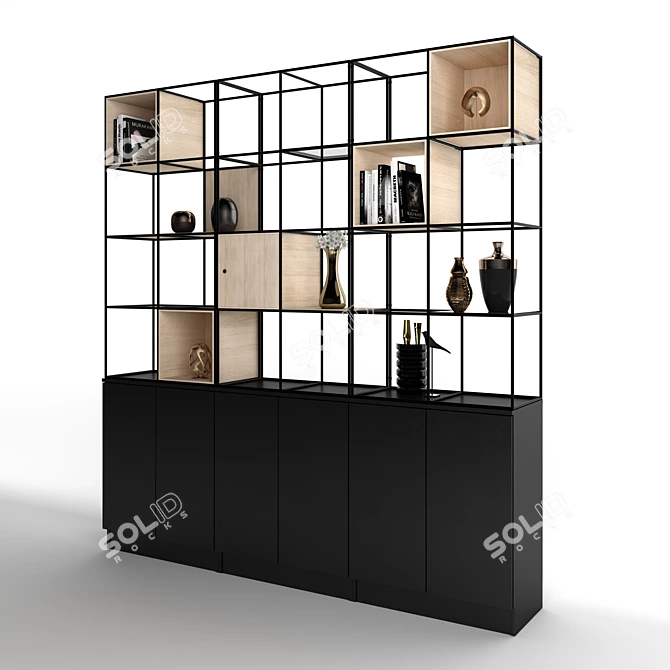 Palisades Grid: Modular Workspace System 3D model image 2