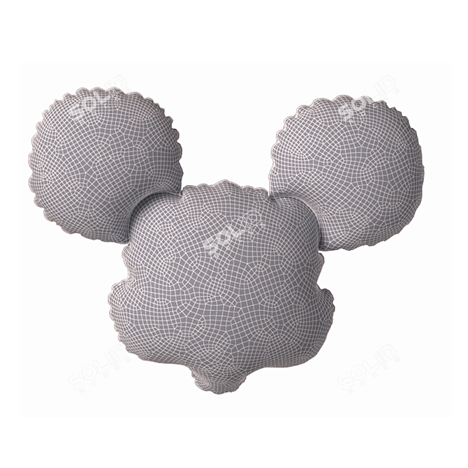 3D Mickey Balloon for Birthday Party 3D model image 2