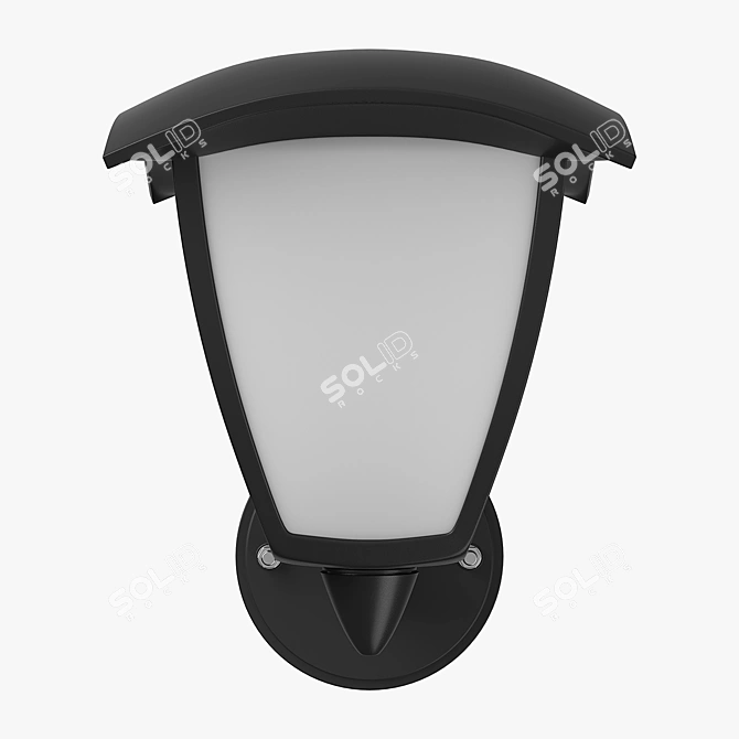 LED Outdoor Wall Lamp with 360LM 3D model image 2