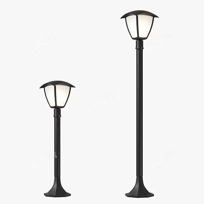 Lightstar LED Street Lamp 3D model image 1