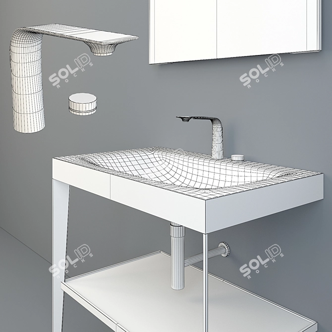 Elegant Duravit XV Series 3D model image 2