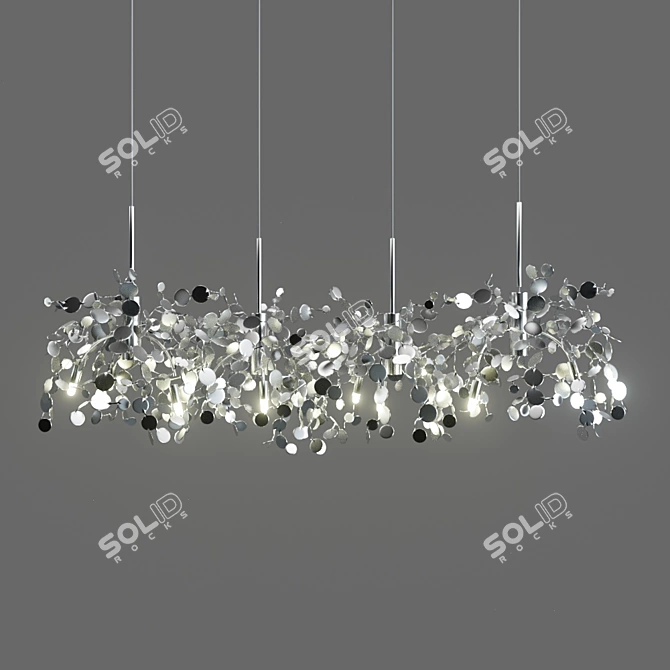 Terzani Pendant Chandelier: Modern Elegance 3D model image 1