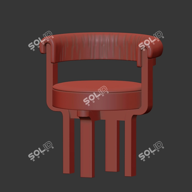 Elegant Kana Chair by Vonnegut 3D model image 2