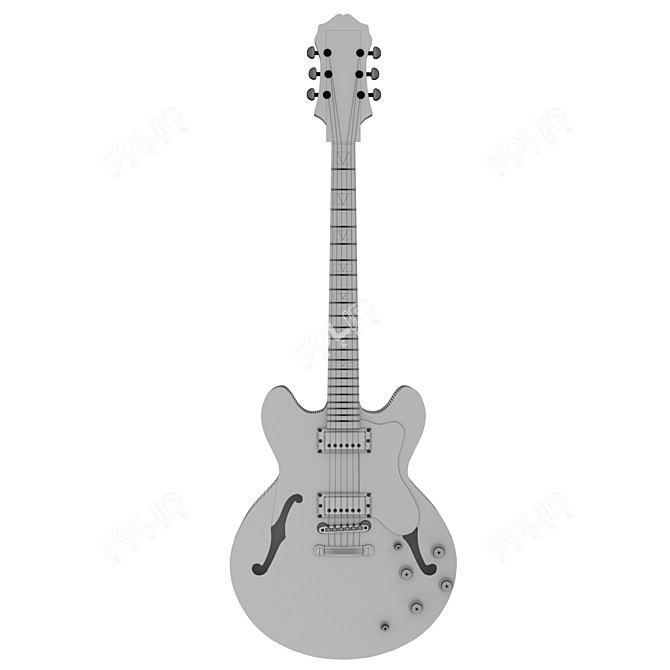 Pro Sheraton II: Ultimate Guitar 3D model image 2