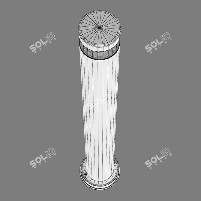 Premium LED Outdoor Light - 37670x Raggio 3D model image 3