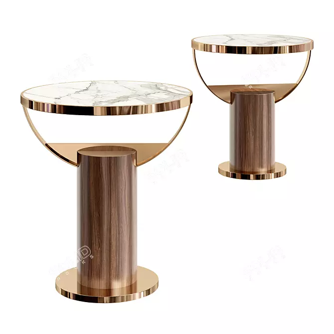 Elegant Coffee Tables for Any Space 3D model image 1