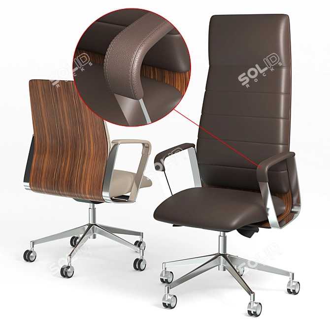 Sleek Seating Solution: Directa 3D model image 2