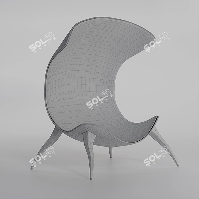 Modern Elegance Lounge 3D model image 3