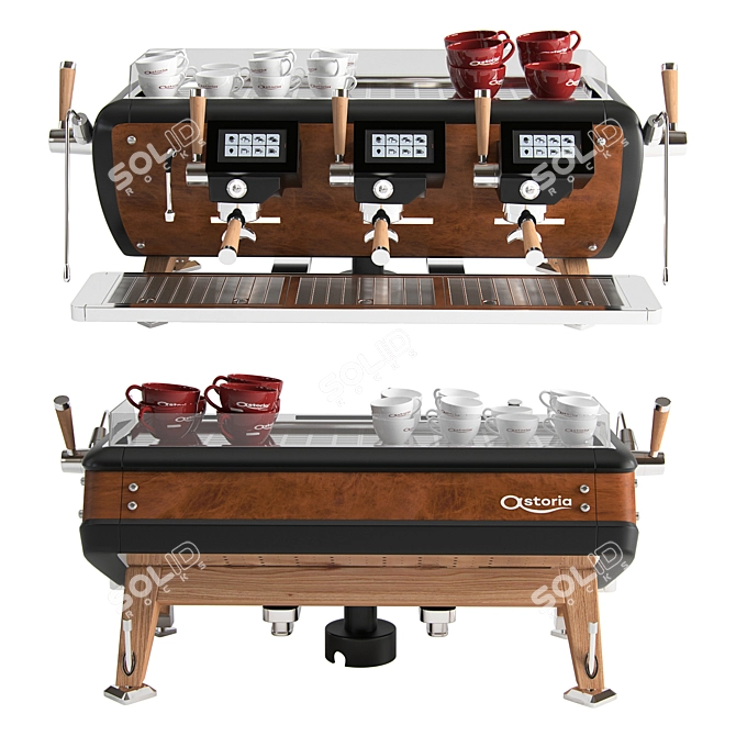 Astoria Storm Espresso Machine 3D model image 2