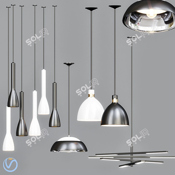 Lumiere 4 Trending Lights 2 3D model image 1