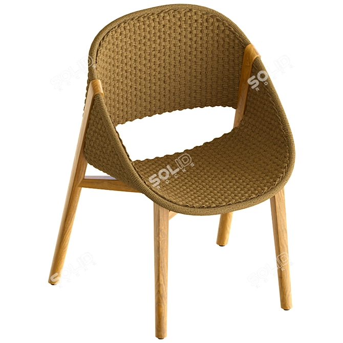 Elio: Stylish and Functional Chair 3D model image 2
