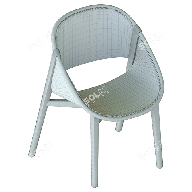 Elio: Stylish and Functional Chair 3D model image 3