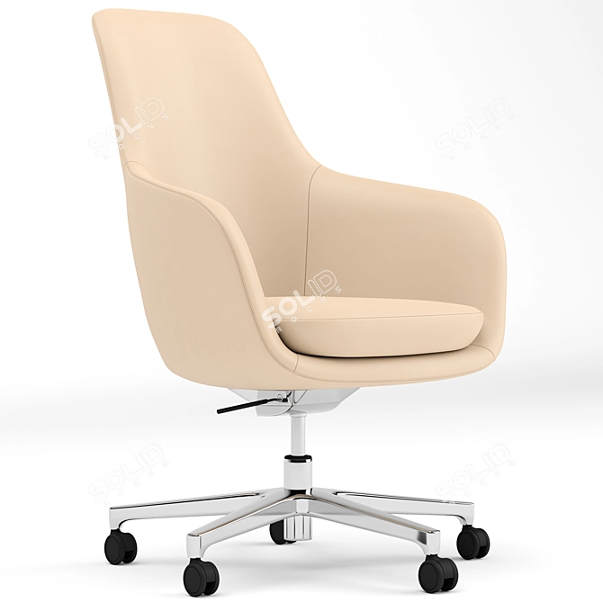 Herman Miller Saiba Multitask Chair: Sleek Design, Maximum Comfort 3D model image 1