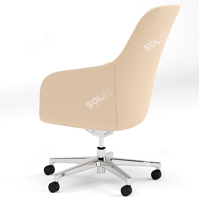 Herman Miller Saiba Multitask Chair: Sleek Design, Maximum Comfort 3D model image 2