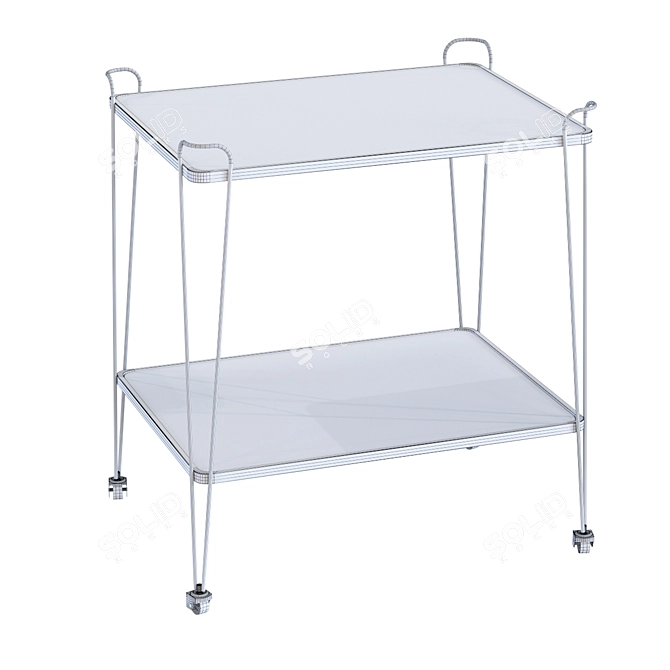 Coastal Tray Table 3D model image 2