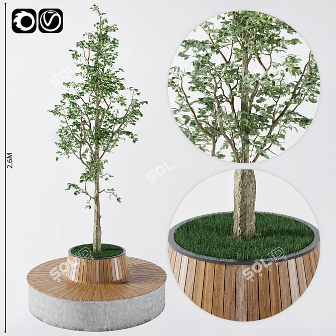 Ultimate Rest Zone: 3D Model 3D model image 1