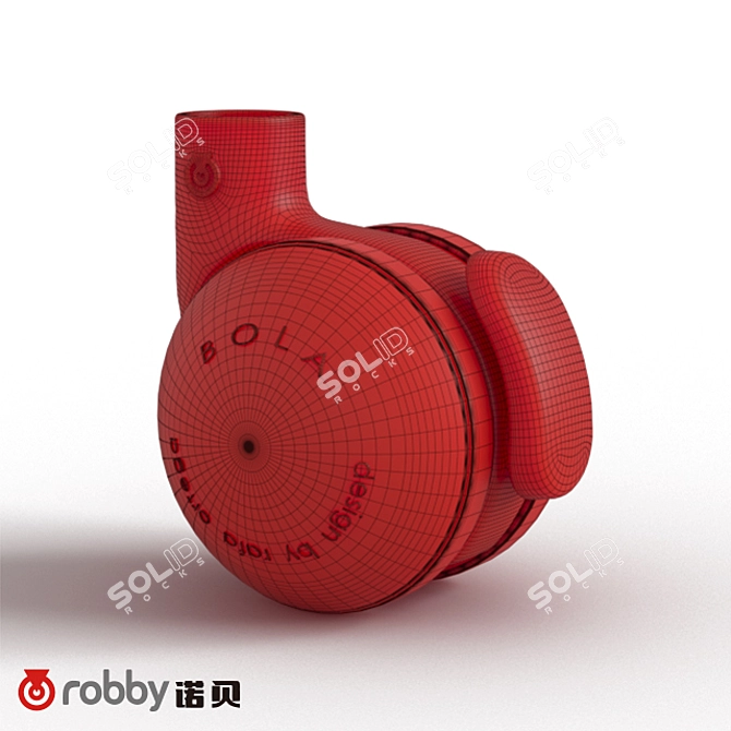 Bola Robby Casters - Office & Design 3D model image 2