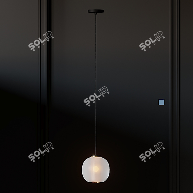 Bloom Pendant: Elegant Suspension Lighting 3D model image 2