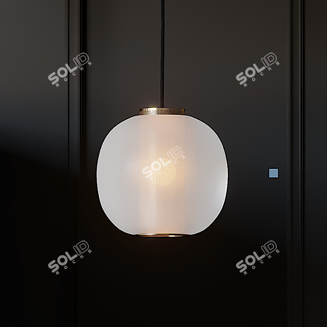 Bloom Pendant: Elegant Suspension Lighting 3D model image 3