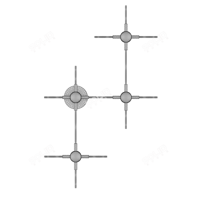 ODEON LIGHT COSTELLA 3906/14WL Wall Sconce 3D model image 2