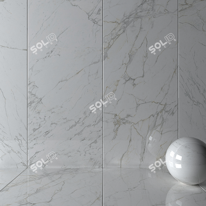 Atlas Marvel Calacatta Extra Wall Tiles 3D model image 2