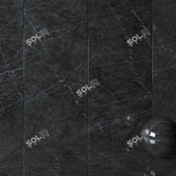 Dream Grigio Intenso: 4K HD Tiles for Walls and Floors 3D model image 2