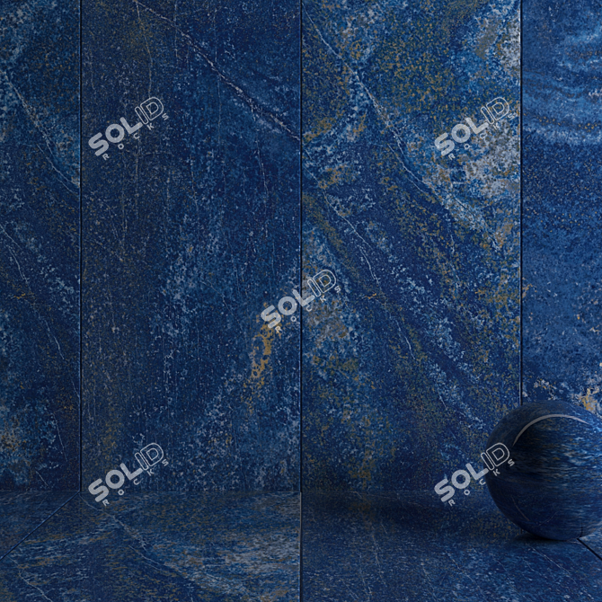 Marvel Ultramarine Wall Tiles 3D model image 3