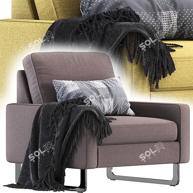 Modern Cor Armchair: CONSETA 02 3D model image 1