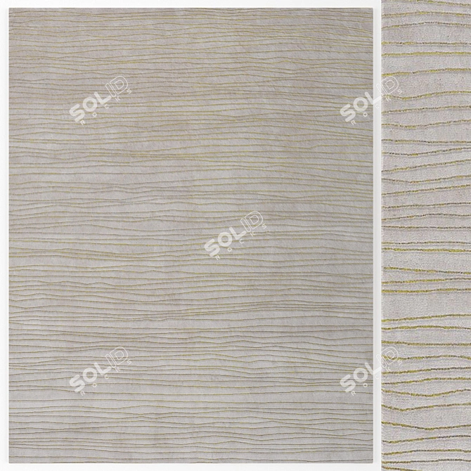 Reuber Henning Striped Carpet 3D model image 1