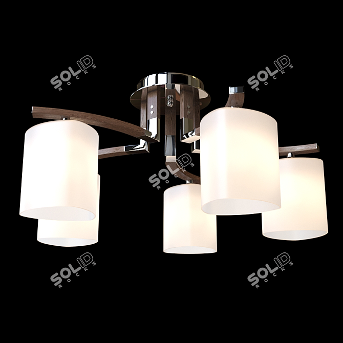 Freya Sol Modern Style Chandelier 3D model image 1