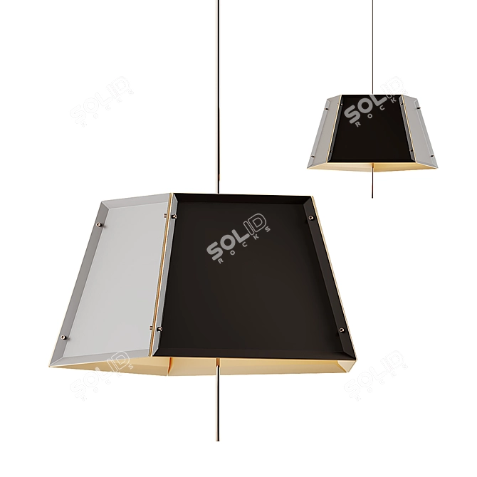 Title: Penta S-30 Bover Pendant Light 3D model image 4