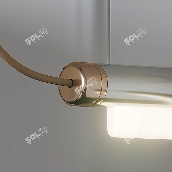 Sleek Pipeline Pendant Lights: Tyson 125 3D model image 2