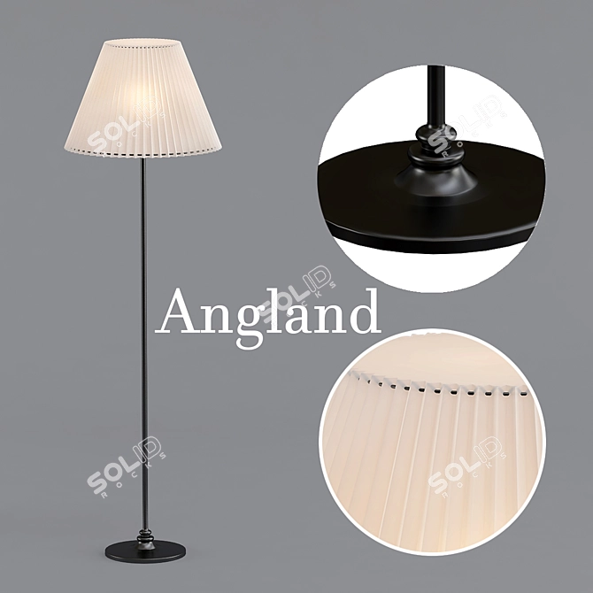 Modern ANGLAND Floor Lamp 3D model image 1