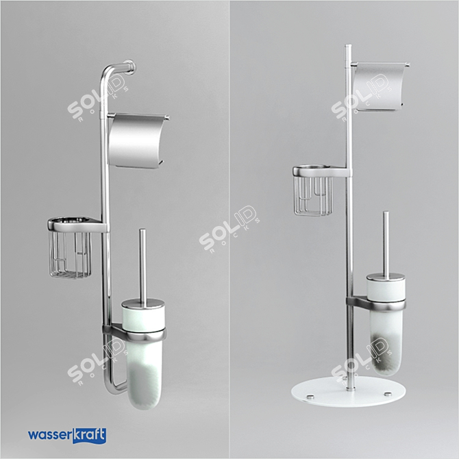 Multifunctional Toilet Rack 3D model image 1