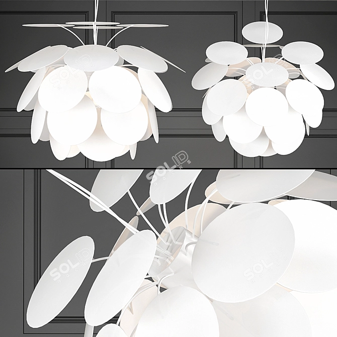 Contemporary Discoco Chandelier 3D model image 1