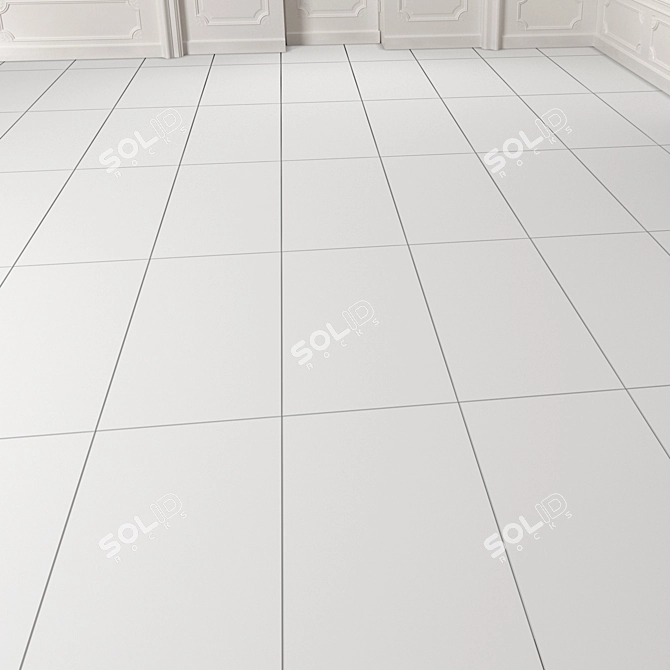 High-Quality Concrete Tiles: Ready-to-Use with Corona Renderer 3D model image 2