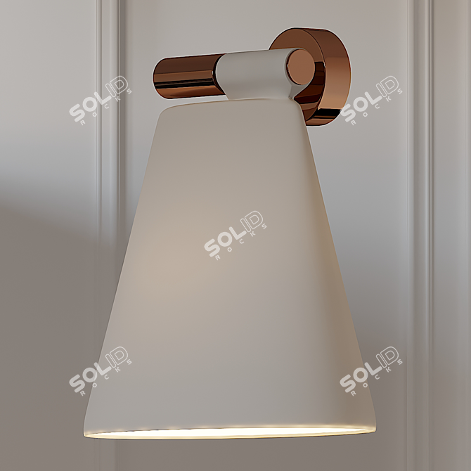  Elegant B.LUX Cone Wall Sconce 3D model image 1