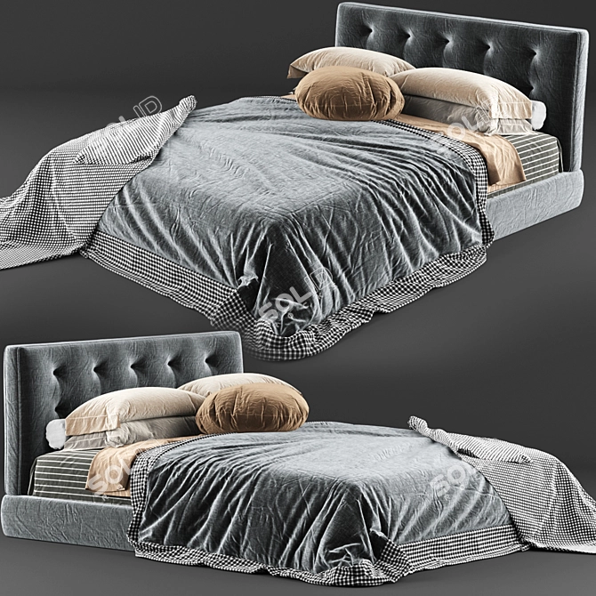 Elevate Bedroom Elegance 3D model image 1