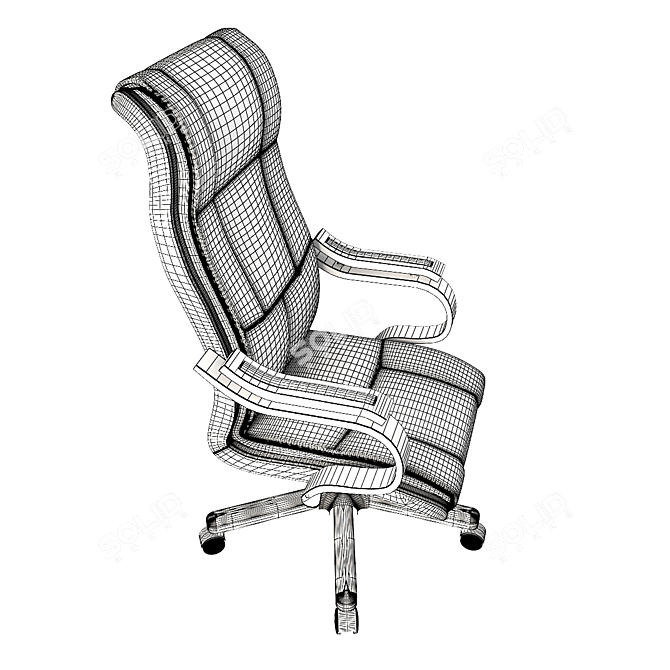 Elite Arm Chair: 3ds Max 2016 Edition 3D model image 3