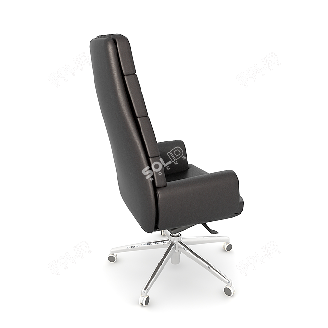 Elegant King Office Armchair | Stylish Design & Comfort 3D model image 2