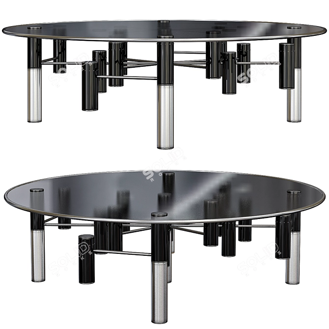 Elegant Konstantin Center Table 3D model image 1