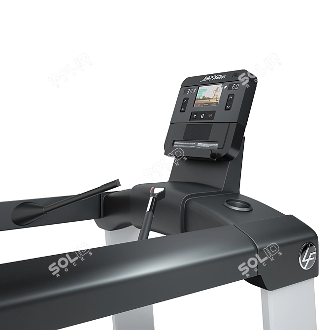 Ultimate Fitness Partner: LifeFit Treadmill 3D model image 2
