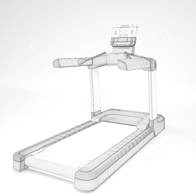 Ultimate Fitness Partner: LifeFit Treadmill 3D model image 3