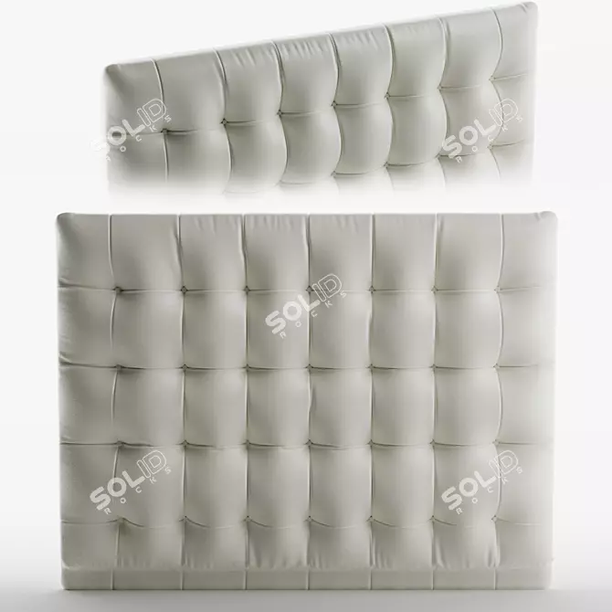 Andrew Martin Paxton Upholstered Headboard 3D model image 1